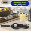 BIC Mega Standard Utility Lighter Black- 2 x Blister Pack of 2