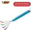 Bic 4 Colour Shine - Blue - Single Pen