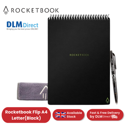 Rocketbook Flip A4 Letter - Black