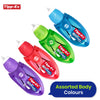 Tippex Micro Tape Twist 10 Pack Assorted Colours with Rewinding and Twist Cap