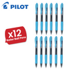 Pilot G-207 Retractable Gel Rollerball Medium Light Blue - Pack of 1 - 1 to 36 Packs