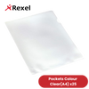 Rexel Ecodesk A4 Top Opening Pockets, Recyclable and Eco-Friendly Pockets x25