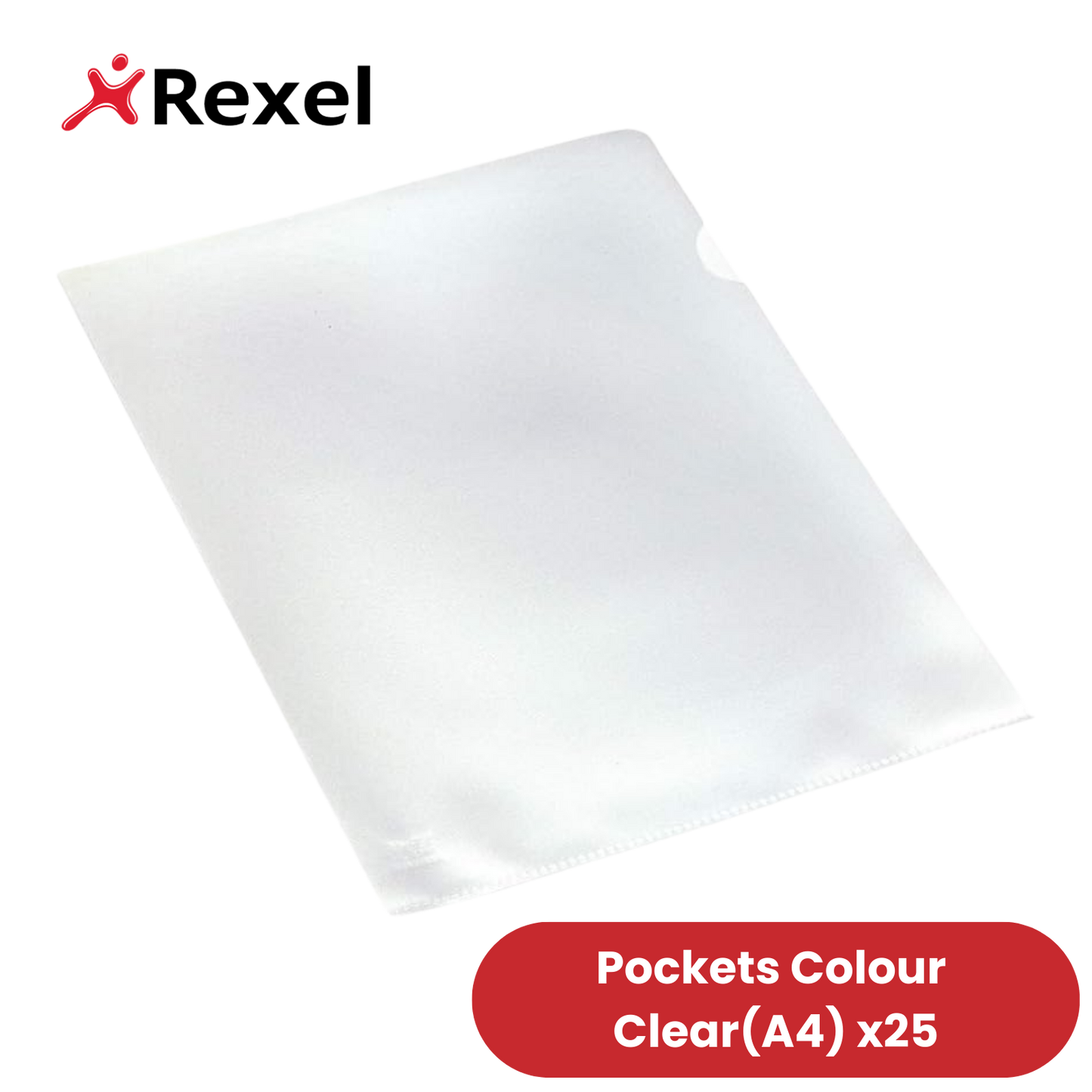 Rexel Ecodesk A4 Top Opening Pockets, Recyclable and Eco-Friendly Pockets x25