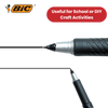 BIC Marking Permanent Markers Ultra Fine Tip Black - Pack of 12 - 1 to 5 Packs
