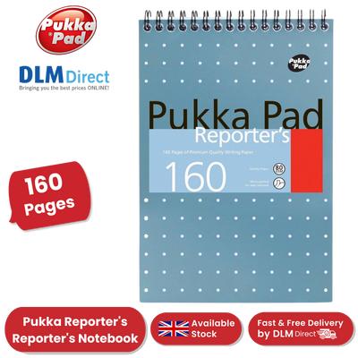 Pukka Reporter's Pad 160 pages - Lined