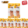 BIC 4 Colour Shine - Rose Gold - Pack of 3