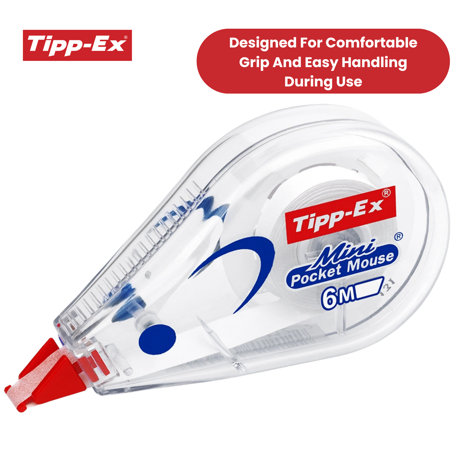 Tipp-Ex Mini Pocket Mouse Correction Roller (Pack of 6)