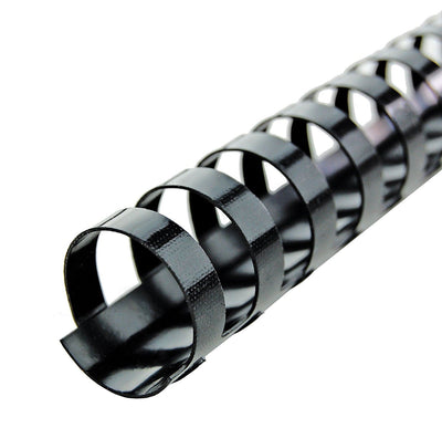 GBC Black CombBind 22mm Binding Combs (Pack of 100) 4028602U