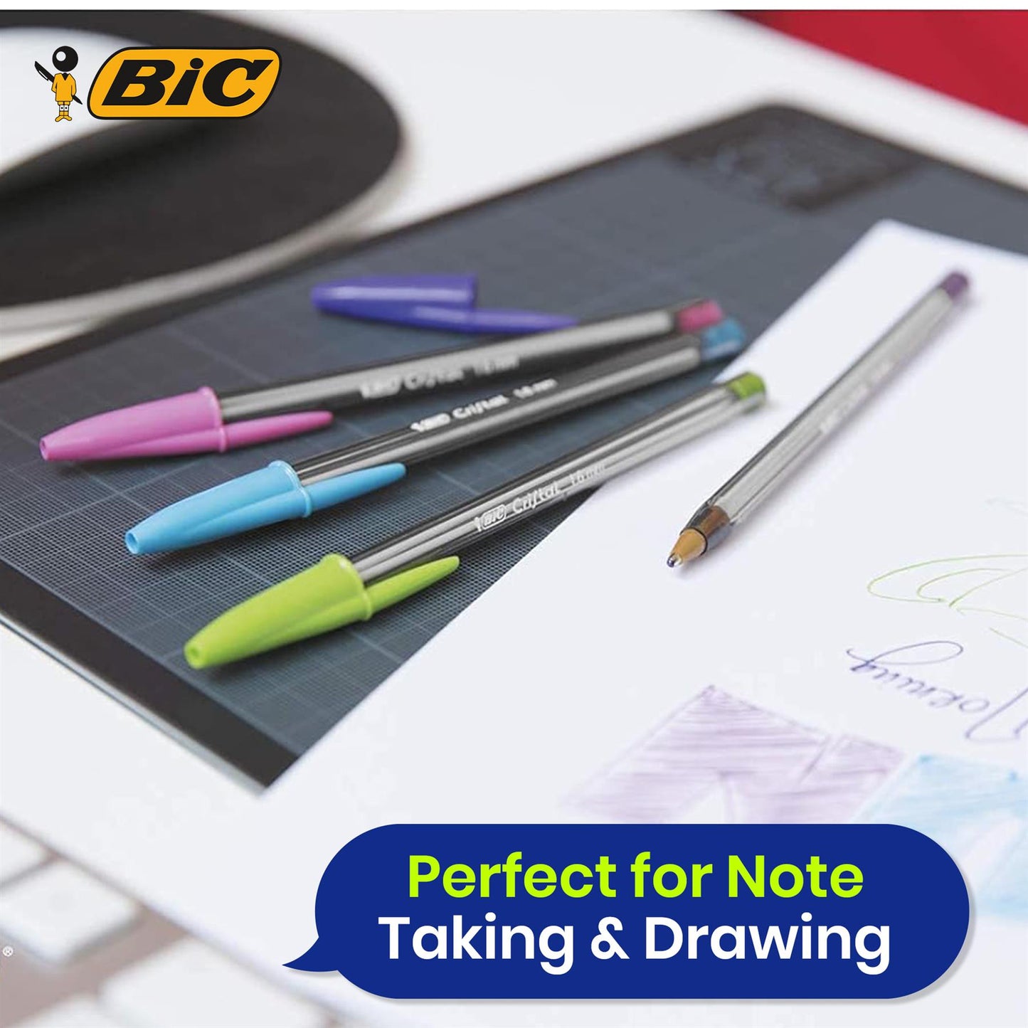 Bic Cristal Fun Ball Pen Pink - Box 20