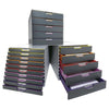 Durable VARICOLOR 10 Drawer Unit, Desktop Drawer Set with 10 Colour Coded Draws, Ideal for Storing Documents and Paper Work