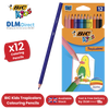 BIC Kids Tropicolors Colouring Pencils, Vibrant Colors - Creative Fun Pack of 12