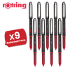 rOtring Rollerball Pen Fine Point 0.7mm - Red Ink, Smooth & Precise Writing