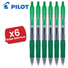 Pilot G-207 Retractable Gel Rollerball 0.7 mm Tip Medium (Single Pen) - Green