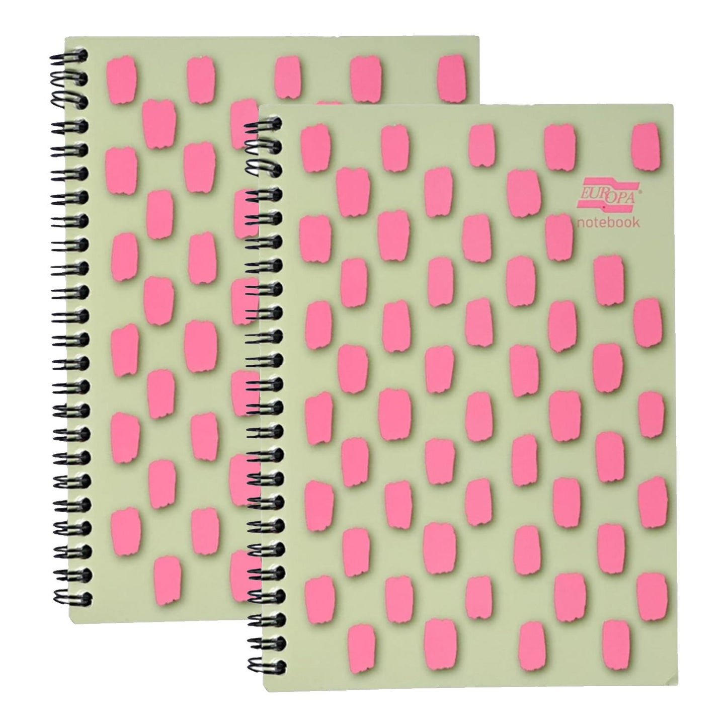 Europa Splash A5 Notepad Wirebound 160 Pages 80gsm FSC Paper Ruled Punched