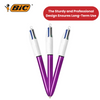 Bic 4 Colour Shine - Purple - Single Pen