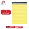 Pukka Pad A4 Refill Pads 160 Lined Pages Notepad, 80GSM Smooth Legal Notebook for Taking Notes