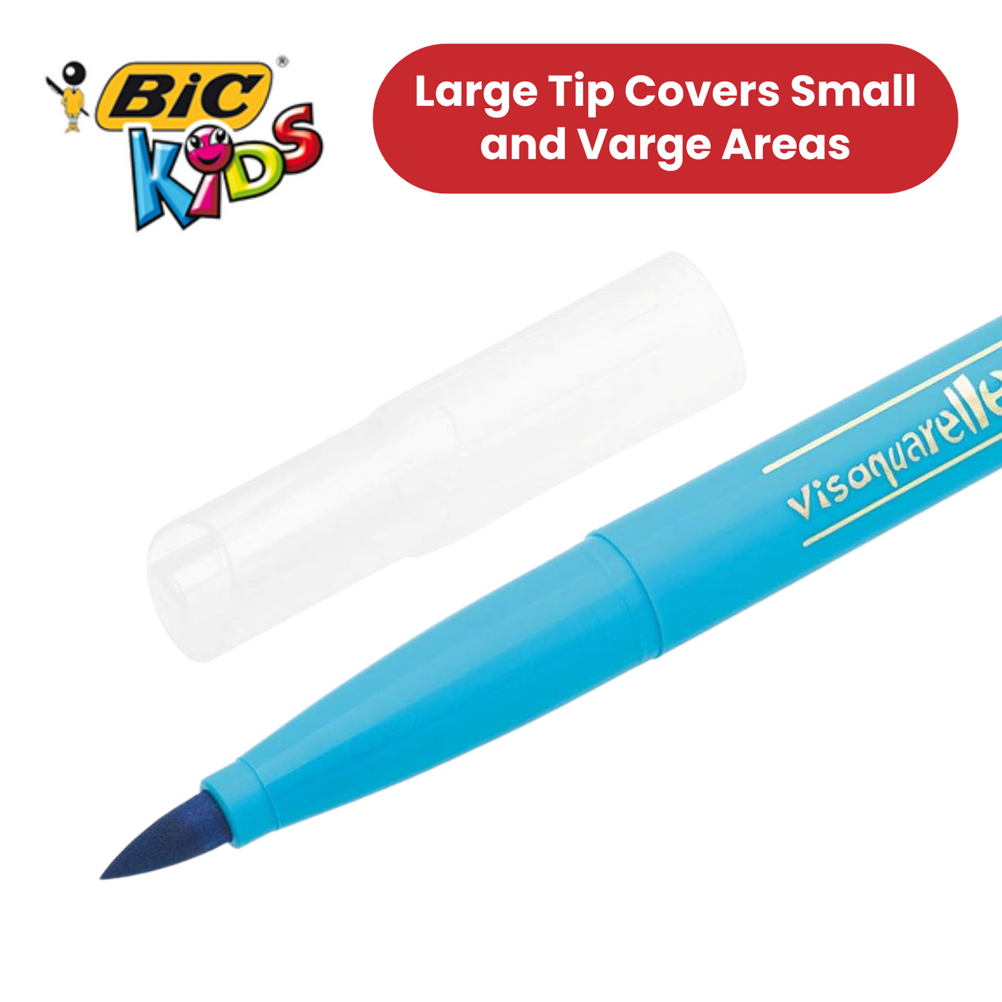 BIC Kids Visaquarelle Colouring Pens - Pack of 10 - 1 to 5 Packs