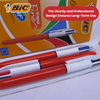 Bic 4-Colours Original Fine Ballpoint Pen 1.0mm Tip - Single Pen