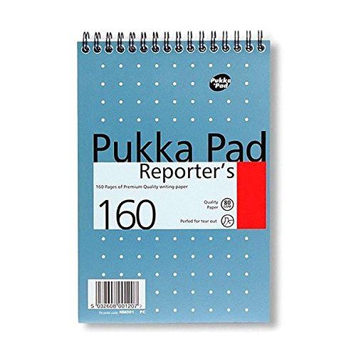 Pukka Reporter's Pad 160 pages - Lined - Pack of 3