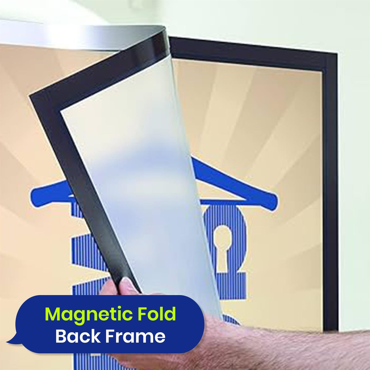 Durable DURAFRAME A1 Magnetic Self-Adhesive Poster Frame UV Resistant