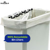 Durable 110L Bin Bags 25 Pack Recycled Plastic for Daily Use