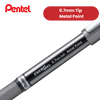 PENTEL ENERGEL METAL TIP ROLLERBALL BLK - Pack of 12 - 1 to 5 Packs
