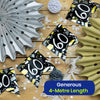 Happy 60th Birthday Black and White Bunting 4M Party Banner with 10 Flags Durable