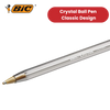 Bic Cristal Fun Green Ballpoint Pen Smooth Writing Medium Tip Pen for School Office Tasks, Pack of 1