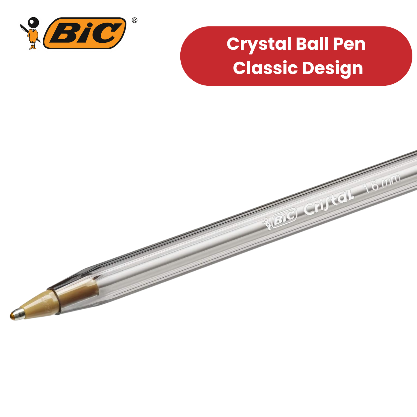 Bic Cristal Fun Ball Pen � Green -Pack of 1