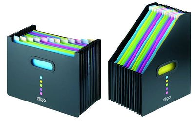 Snopake Eligo 13 Part Desk Expander Landscape - Pack of 1 - 1 to 5 Packs