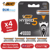 BIC Flex 5 Hybrid Men's Razor Refills  - Box of 4 Cartridges
