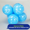 Birthday Boy Blue Latex Balloons Set of 6 for Kids & Adult Party Decor