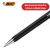 BIC Criterium 2mm Lead Mechanical Pencil  Plus 6 Leads),Black - Pack of 1 to 5