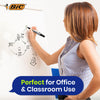 Bic 2300 Bullet Tip Permanent Marker Black, Blue, Red, Green) Pack of 4 Markers