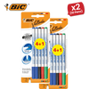 BIC Velleda 1721 Whiteboard Markers – 4+1 Pack, Assorted Colours, Smooth Writing