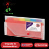 Snopake Rainbow 6part Expand Organiser DL