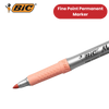 BIC Marking Permanent Markers Fine Tip Assorted Intense & Pastel Colours 12 Pack