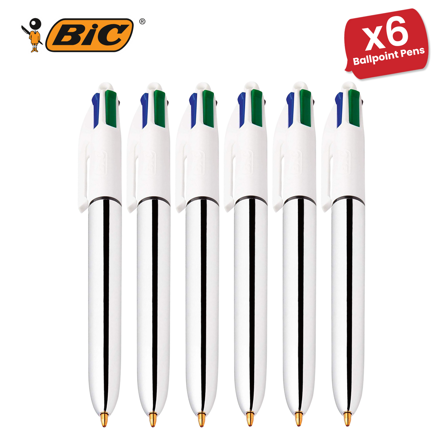 BIC 4 Colour Shine - Pack of 1