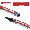 EDDING 360 BULLET TIP BLACK WHITEBOARD MARKERS - Single