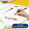 BIC Cristal Original Ballpoint Pens Medium Point (1.0 mm) Assorted Colours, Pouch of 20+7