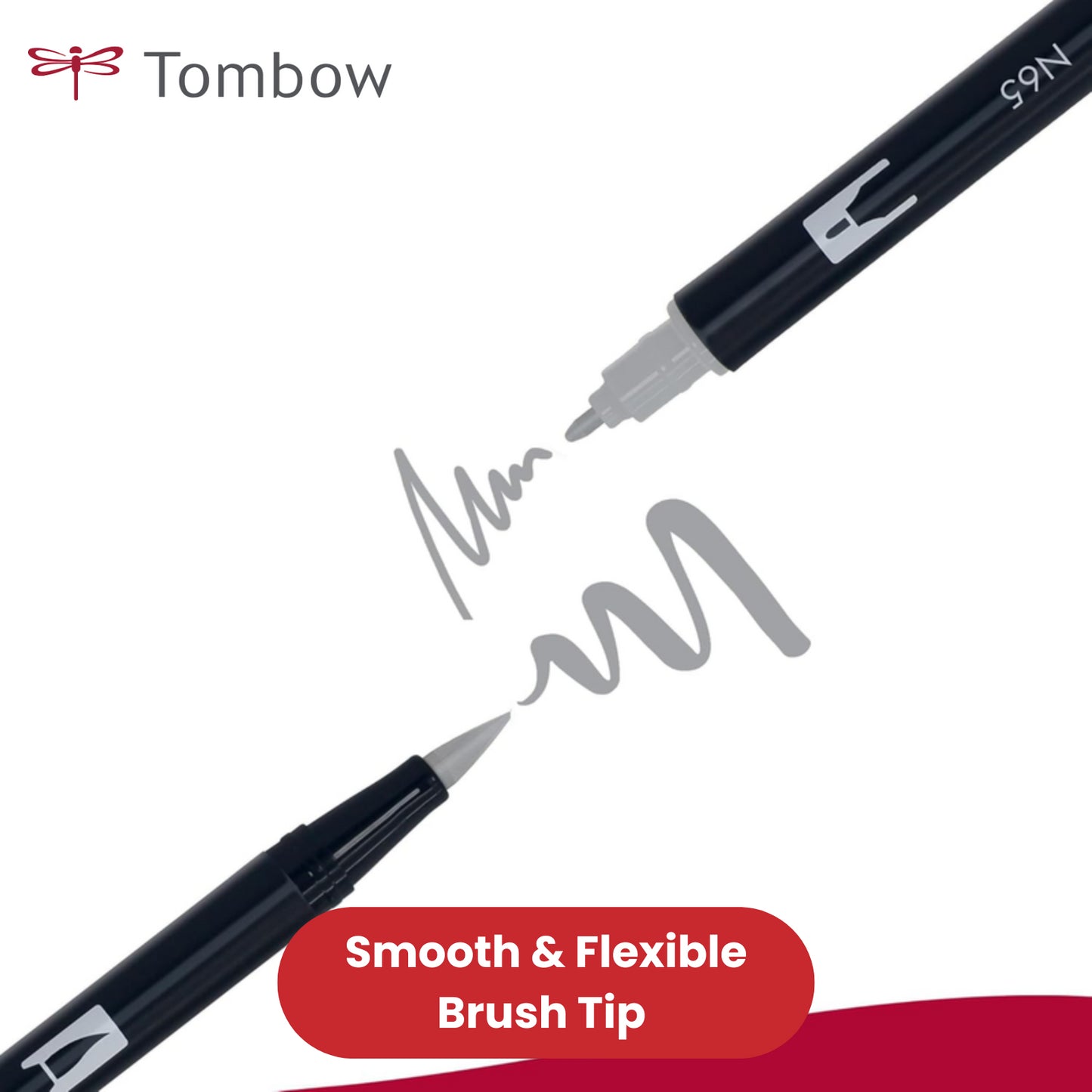 Tombow ABT Dual Brush Pen 2 tips Grey Tones Pack of 12 - 1 to 36 Packs