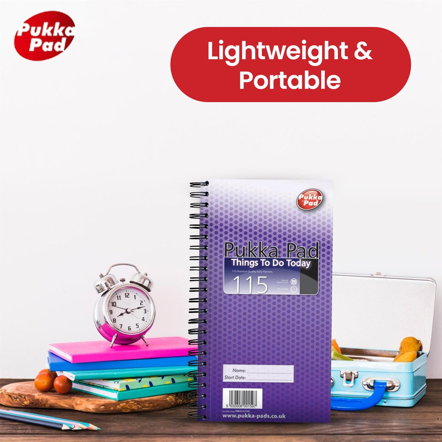 Pukka Pad 3x Things to Do Pads & 4x A4 Jotta Notebooks for Organising Tasks Note-taking School or Office Use