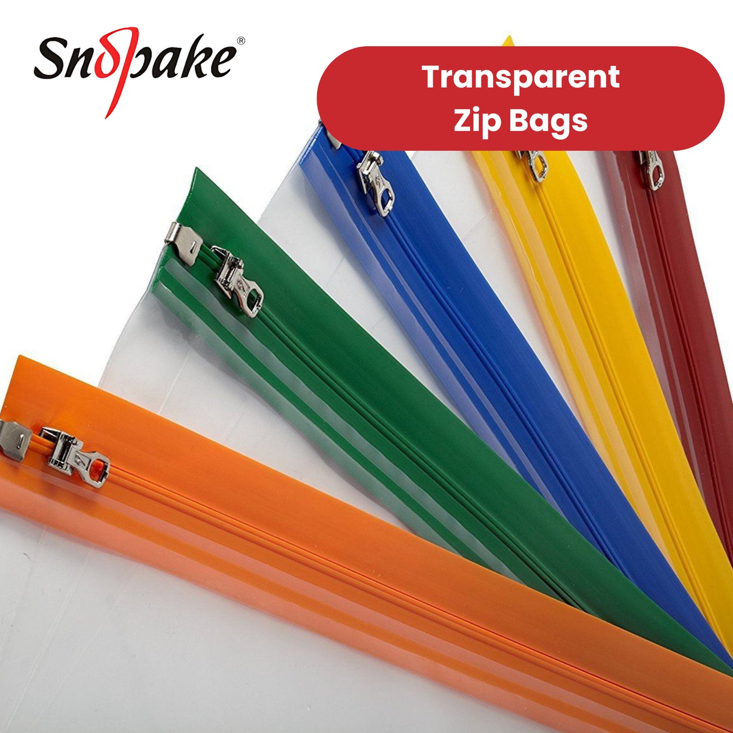 SNOPAKE ZIPPA BAG A4 ASSORTED - PACK OF 25 - 1 to 5 Packs