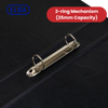 ELBA VISION 2-RING BINDER A4 25MM BLK - 1 to 5 Packs