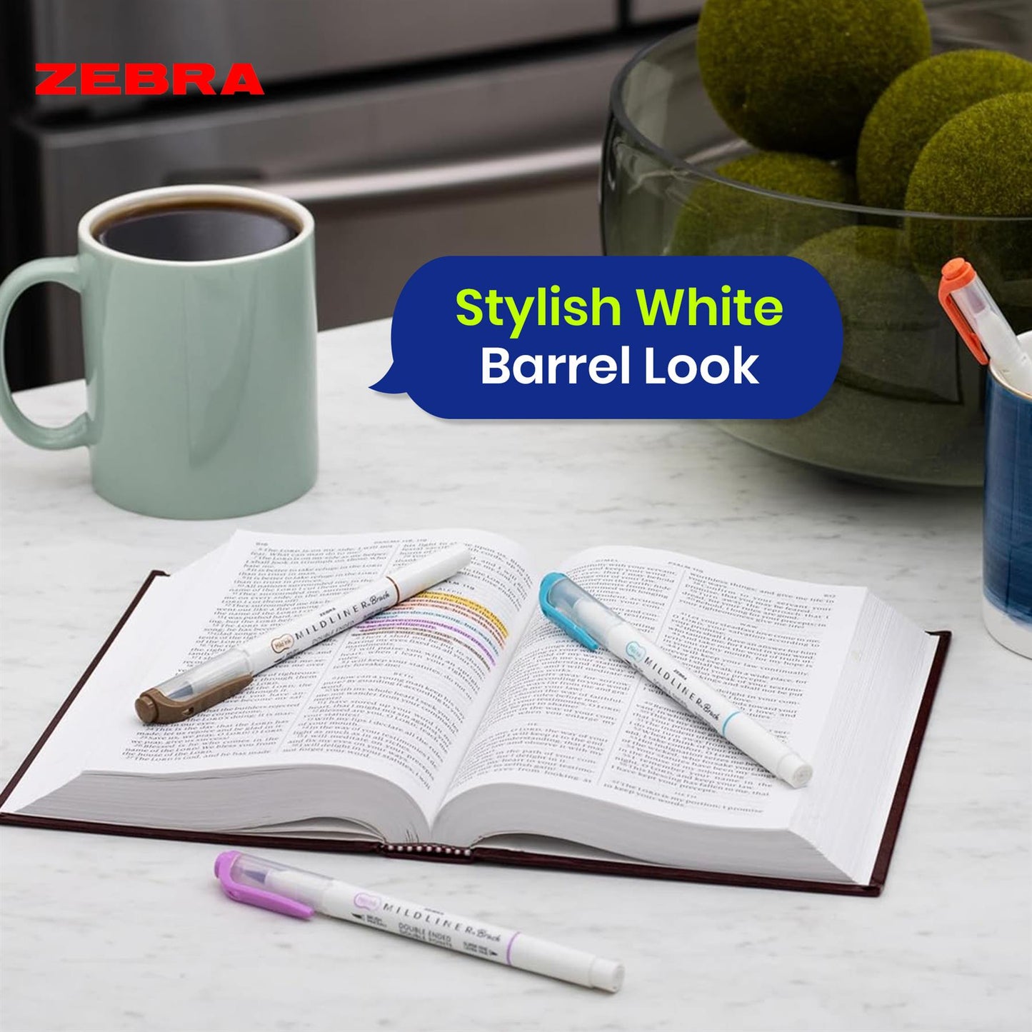 Zebra Double Ended Brush Pen Set with Fine and Brush Tips Felt Pens for Journaling Scrapbooking Planning