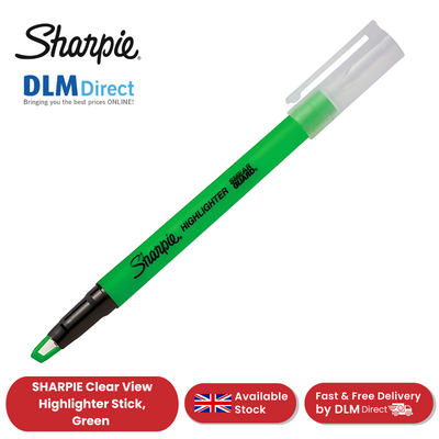 Sharpie Highlighter Clearview - Chisel Tip - Green  - Single