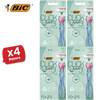BIC Click 3 Soleil Sensitive Women's Razor Refills - 1 Handle + 4 Blades -1 to 5