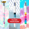 BIC 4 Colour Tie Dye Ballpoint Pens - Retractable Coloured Ballpoint Pens for Projects