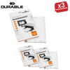 Durable BADGEMAKER Inserts 60 x 90 mm - Pack of 160 Inserts - White -  1 to 5