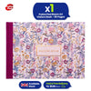 Pukka Pad A4 Visitor Log Book Cream 96 Pages Floral Hardcover Sign In Book for Office or School
